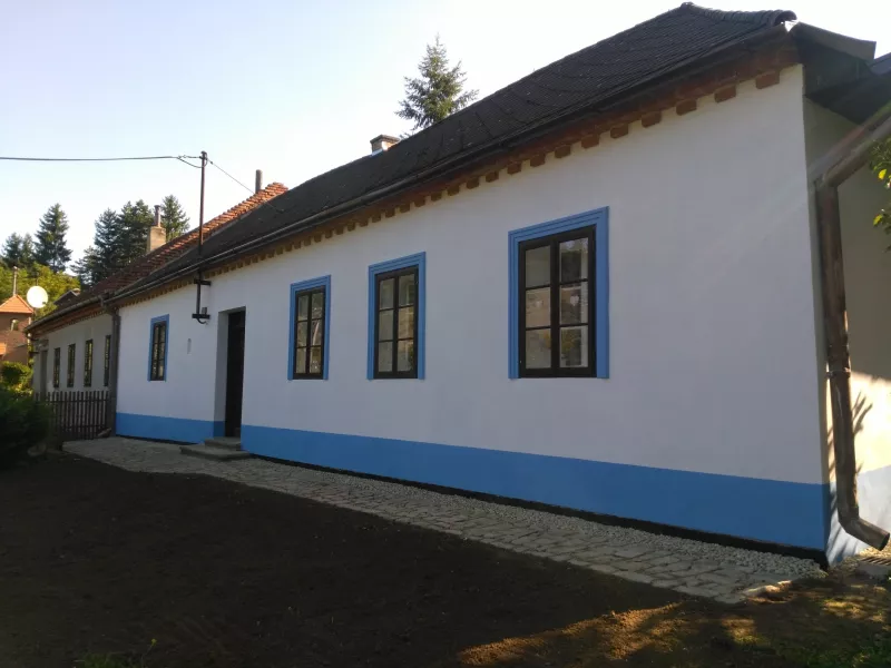 Oprava fasády RD Staré Hutě 2019
